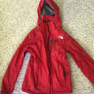 The North Face Raincoat (Red)